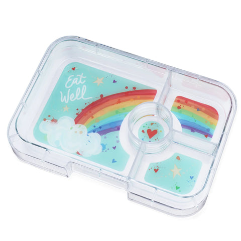 Yumbox Tapas Spare Tray 4 Compartment - RAINBOW