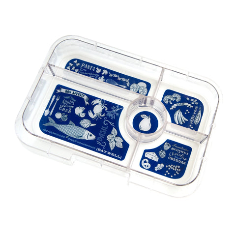 Yumbox Tapas Large Bento Lunchbox-CAPRI PINK BON APPETIT TRAY 5 COMPARTMENT