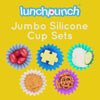 Jumbo Silicone Cups - PINK MIX (Set of 3) - The Lunchbox Collection