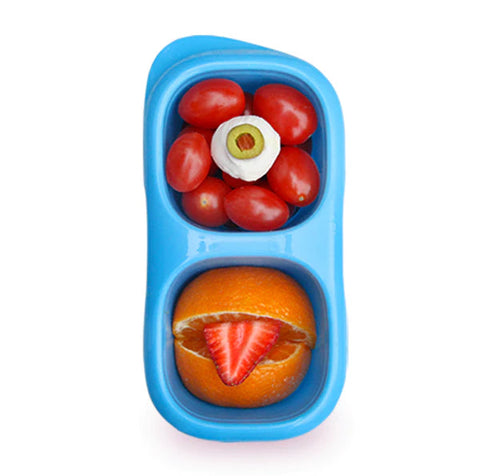 Goodbyn Two in One Snack Container Red