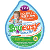Squeasy Snacker Small 105ml- Silicone Yogurt, Baby Food and Drink Pouch PURPLE - The Lunchbox Collection