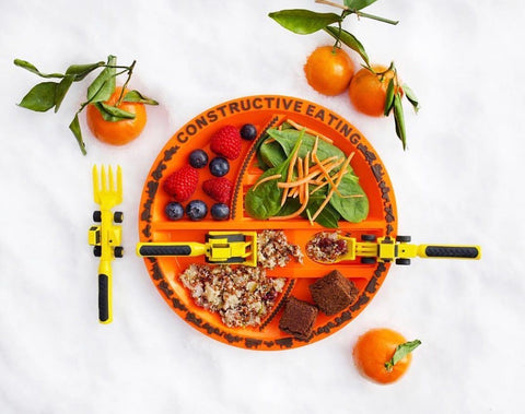 Constructive Eating Construction Plate