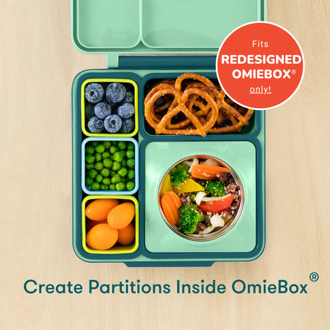 OmieBox Dip Containers - Two Colour Options - The Lunchbox Collection