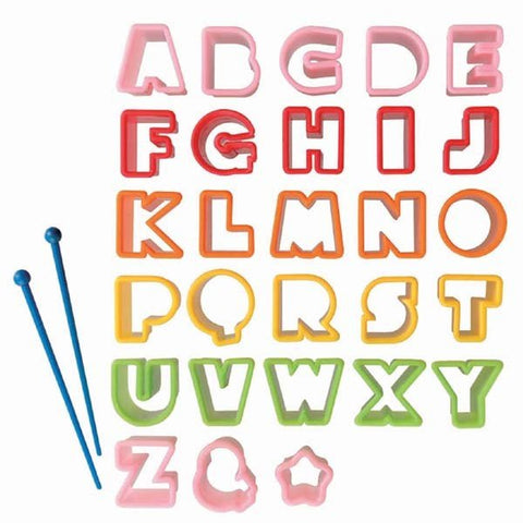 Alphabet Mini Food Cutters