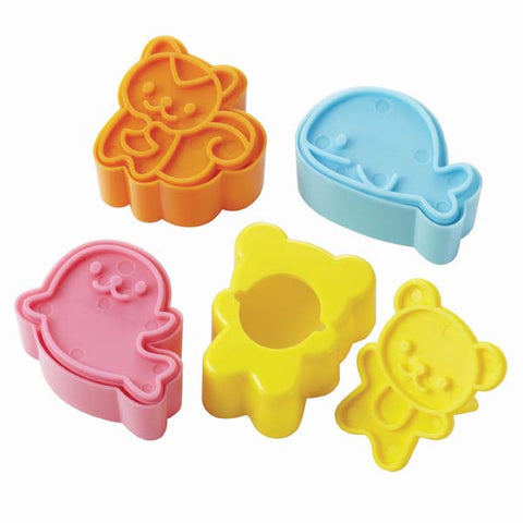 Sea and Forest Animal Mini Sandwich Cutters -Set of 4