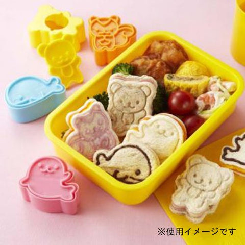 Sea and Forest Animal Mini Sandwich Cutters -Set of 4