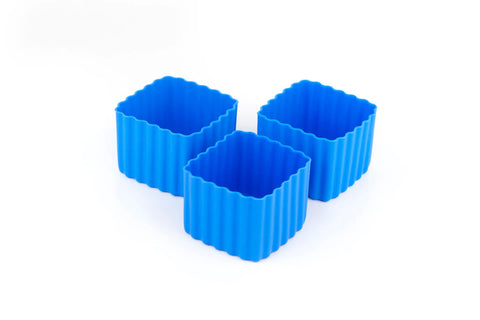 Little Lunch Box Co Silicone Cups - Square 3 Pack - The Lunchbox Collection