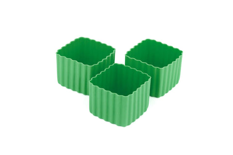 Little Lunch Box Co Silicone Cups - Square 3 Pack - The Lunchbox Collection