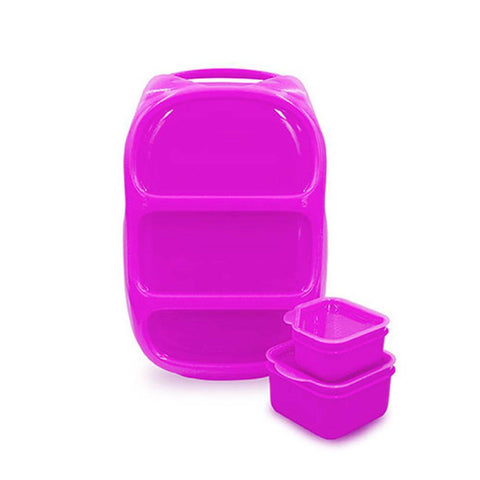 Goodbyn Bynto Lunchbox Neon Purple plus Two Leakproof Containers