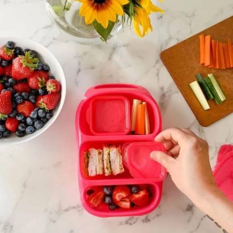 Goodbyn Bynto Lunchbox Neon Purple plus Two Leakproof Containers