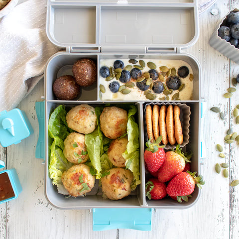 Little Lunchbox Co Bento Three Plus -GREY - The Lunchbox Collection