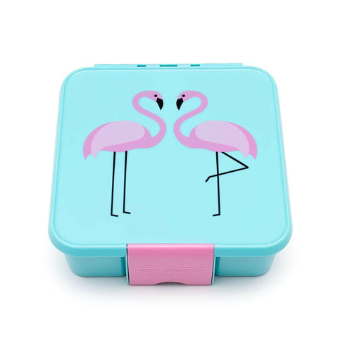 Little Lunchbox Co - BENTO THREE Lunchbox Flamingo