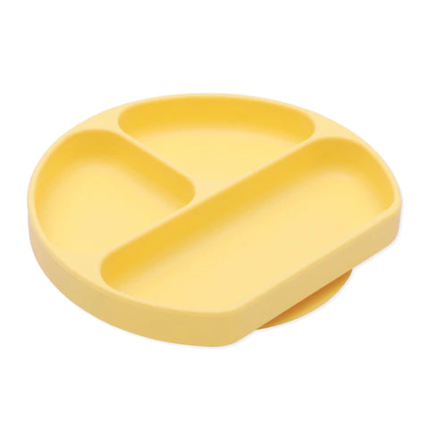 Bumkins Silicone Grip Dish 3 Sections- PINEAPPLE