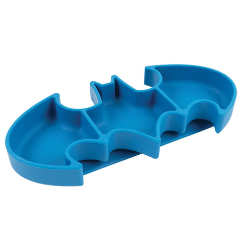 Bumkins Silicone Grip Dish 3 Sections- BATMAN BLUE