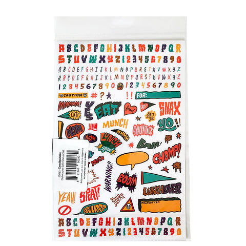 Goodbyn Dishwasher Safe Lunchbox Stickers Zany Boombox