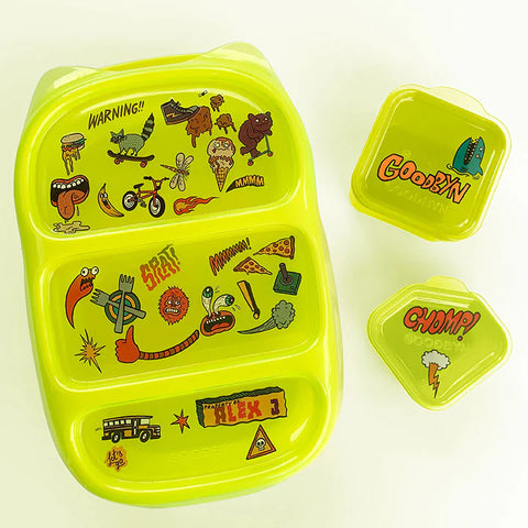 Goodbyn Dishwasher Safe Lunchbox Stickers Zany Boombox
