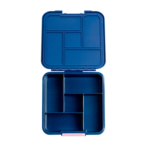 Little Lunchbox Co Bento Five Lunchbox Steel Blue - The Lunchbox Collection