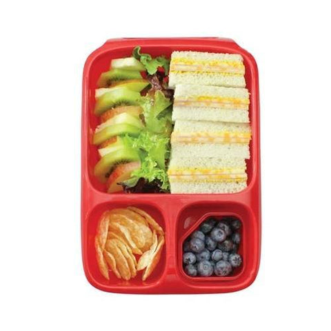 Goodbyn Hero Lunchbox Neon Orange plus Two Leakproof Containers