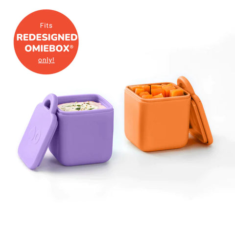 OmieBox Dip Containers - Three Colour Options