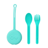 OmieBox Cutlery Pod Set -MINT GREEN