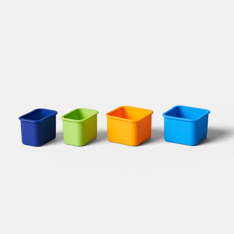 PlanetBox ROVER silicone Pods 4 pack - 3 Colour options - The Lunchbox Collection