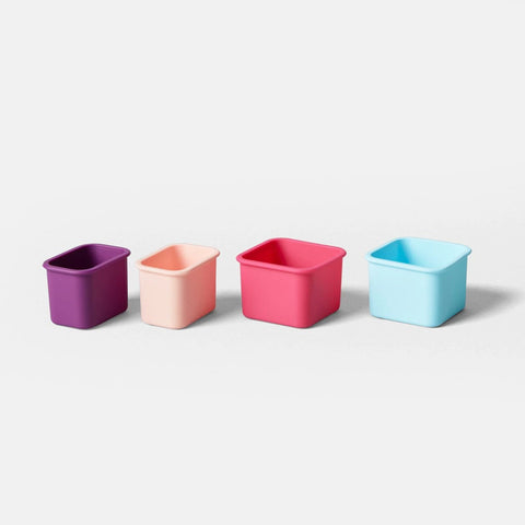 PlanetBox ROVER silicone Pods 4 pack - 3 Colour options - The Lunchbox Collection