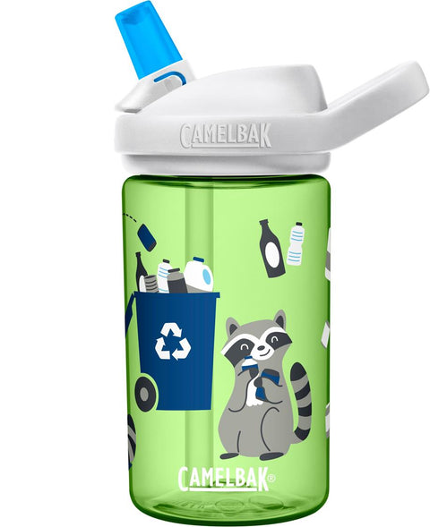 Camelbak Eddy+ Kids Drink Bottle 400ml Recycling Racoons