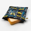 Bumkins Reusable LARGE Snack/Sandwich Bag - Batman