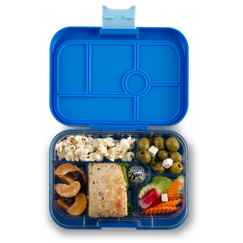 Yumbox Original Bento Lunchbox - TRUE BLUE - The Lunchbox Collection