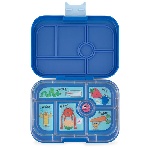 Yumbox Original Bento Lunchbox - TRUE BLUE - The Lunchbox Collection