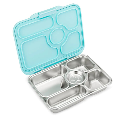 Yumbox Presto-Stainless Steel Leakproof Bento Box TULAM BLUE - The Lunchbox Collection