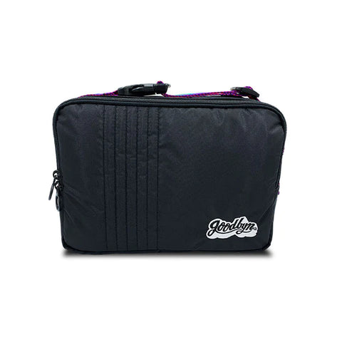 Goodbyn Insulated Machine Washable Lunch Bag Black and Rainbow