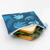 Bumkins Reusable LARGE Snack/Sandwich Bag - Blue Tropic