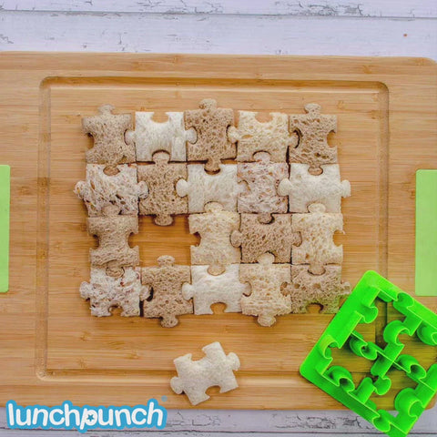 Lunch Punch PUZZLES Sandwich Cutters (Pair) - The Lunchbox Collection