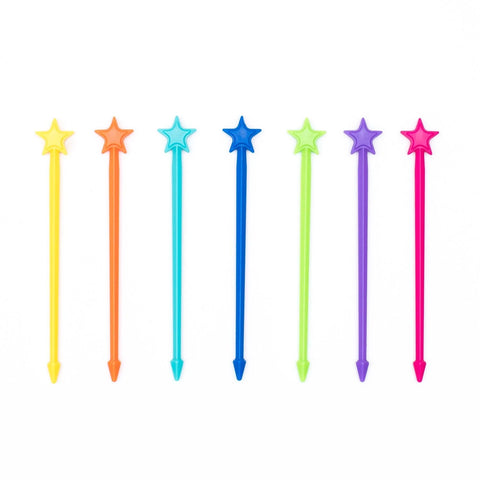 Stix Food Picks RAINBOW (Set of 7) - The Lunchbox Collection