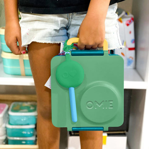 OmieBox Cutlery Pod Set -  MINT GREEN - The Lunchbox Collection