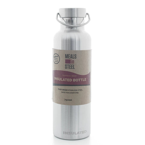 Meals in Steel Insulated Stainless Steel Drink Bottle 750ml