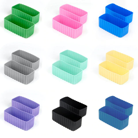 Little Lunch Box Co Silicone Cups - Rectangle 2 Pack - The Lunchbox Collection