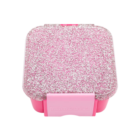 Little Lunchbox Co BENTO TWO SNACK BOX Pink Glitter
