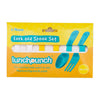 Lunch Punch Utensils - Fork and Spoon Set of 6 Yellow