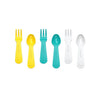 Lunch Punch Utensils - Fork and Spoon Set of 6 Yellow