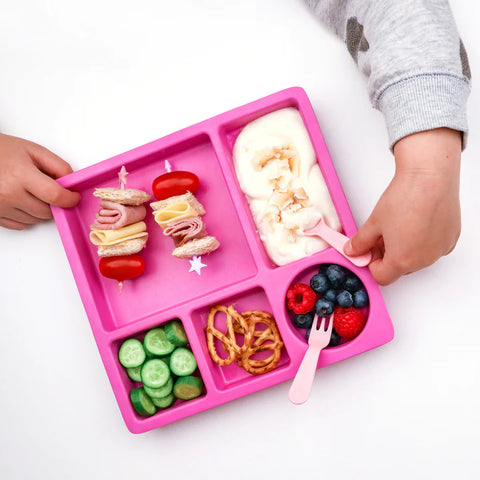 Lunch Punch Utensils - Fork and Spoon Set of 6 PINK