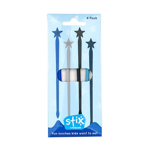 Stix Food Picks BLUE (Set of 4) - The Lunchbox Collection