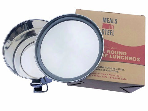 Meals In Steel Leakproof Stainless Steel Lunchbox-ROUND - The Lunchbox Collection