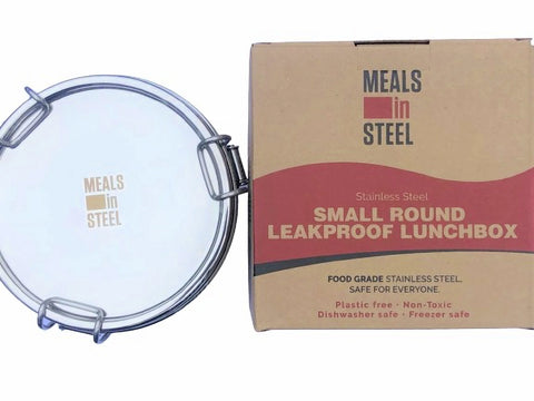 Meals In Steel Leakproof Stainless Steel Lunchbox-ROUND - The Lunchbox Collection