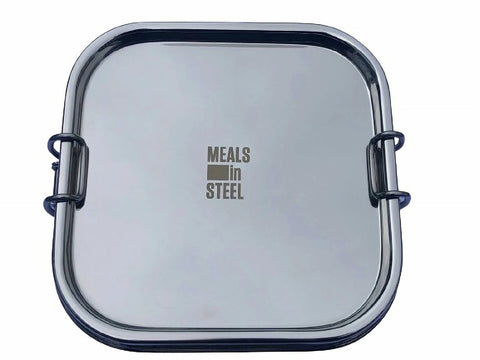 Meals In Steel Leakproof Stainless Steel Lunchbox-SQUARE - The Lunchbox Collection